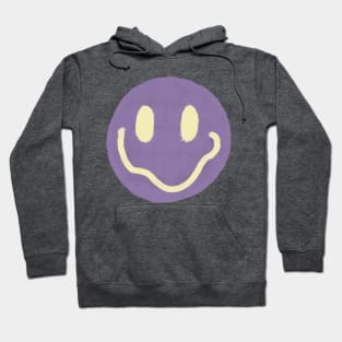 Purple and Yellow Smiley Face Hoodie